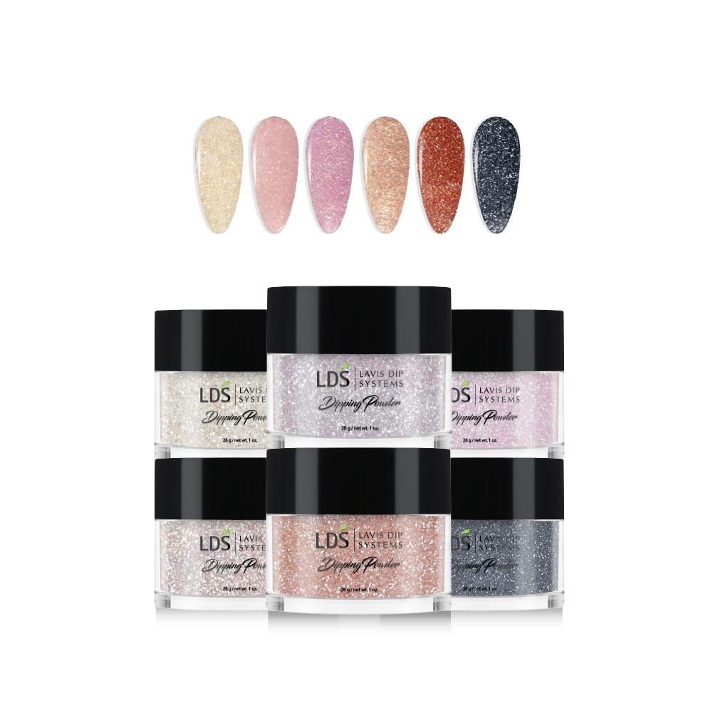 LDS Bridal Collection 1oz/ea (06 Colors): 153, 154, 155, 156, 157, 158 - DTK Nail Supply