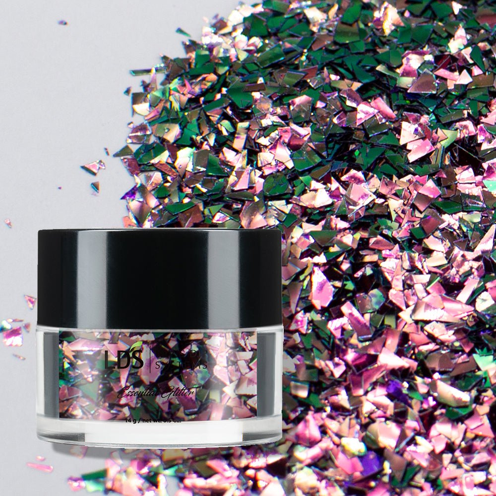 LDS Chameleon Glitter Nail Art (12 colors): CL01 - CL12 - DTK Nail Supply