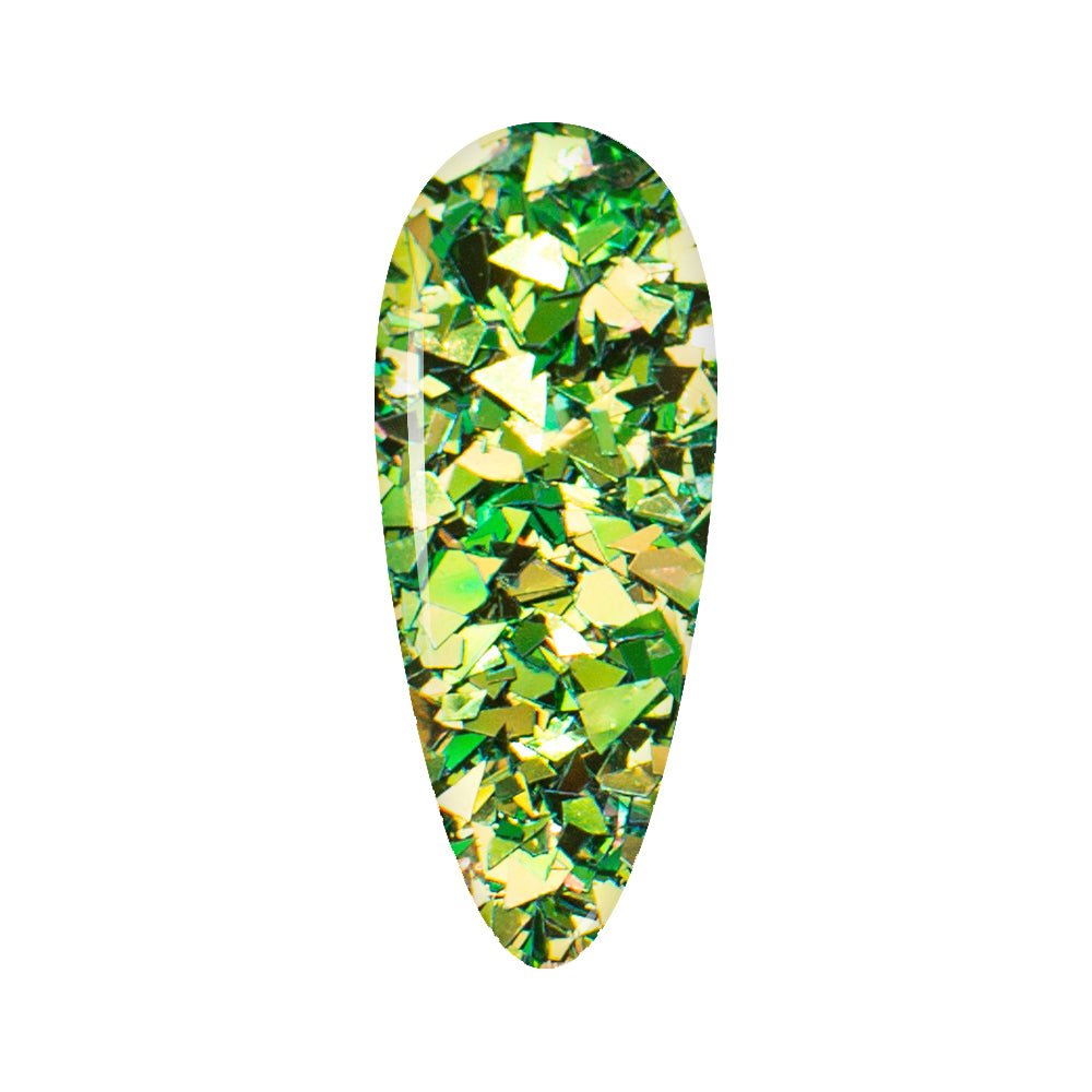 LDS Chameleon Glitter Nail Art - CL01 - Emerald - 0.5 oz - DTK Nail Supply