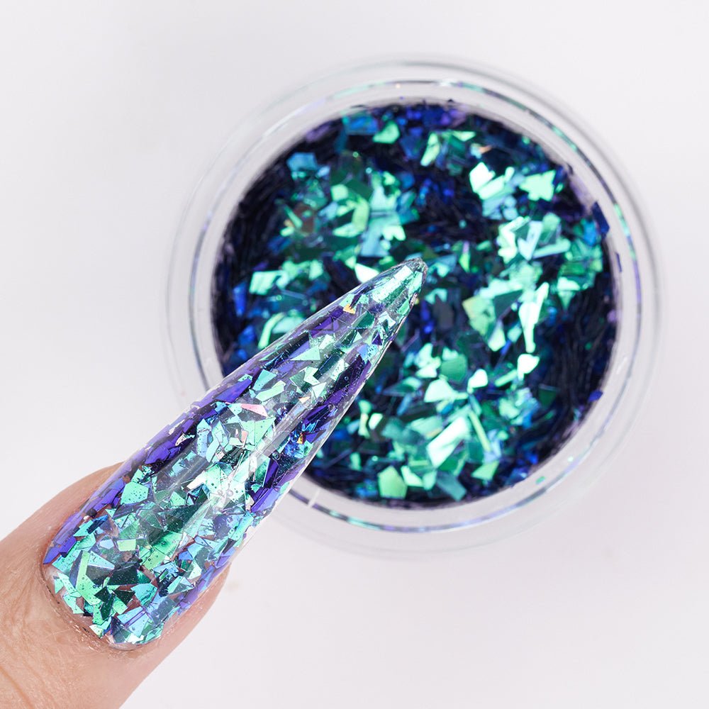 LDS Chameleon Glitter Nail Art - CL04 - Lunar Eclipse - 0.5 oz - DTK Nail Supply