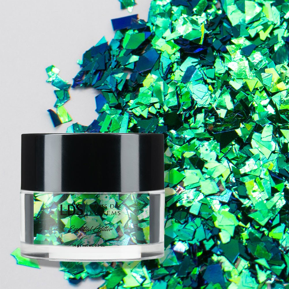 LDS Chameleon Glitter Nail Art - CL08 - Dear Cactus - 0.5 oz - DTK Nail Supply