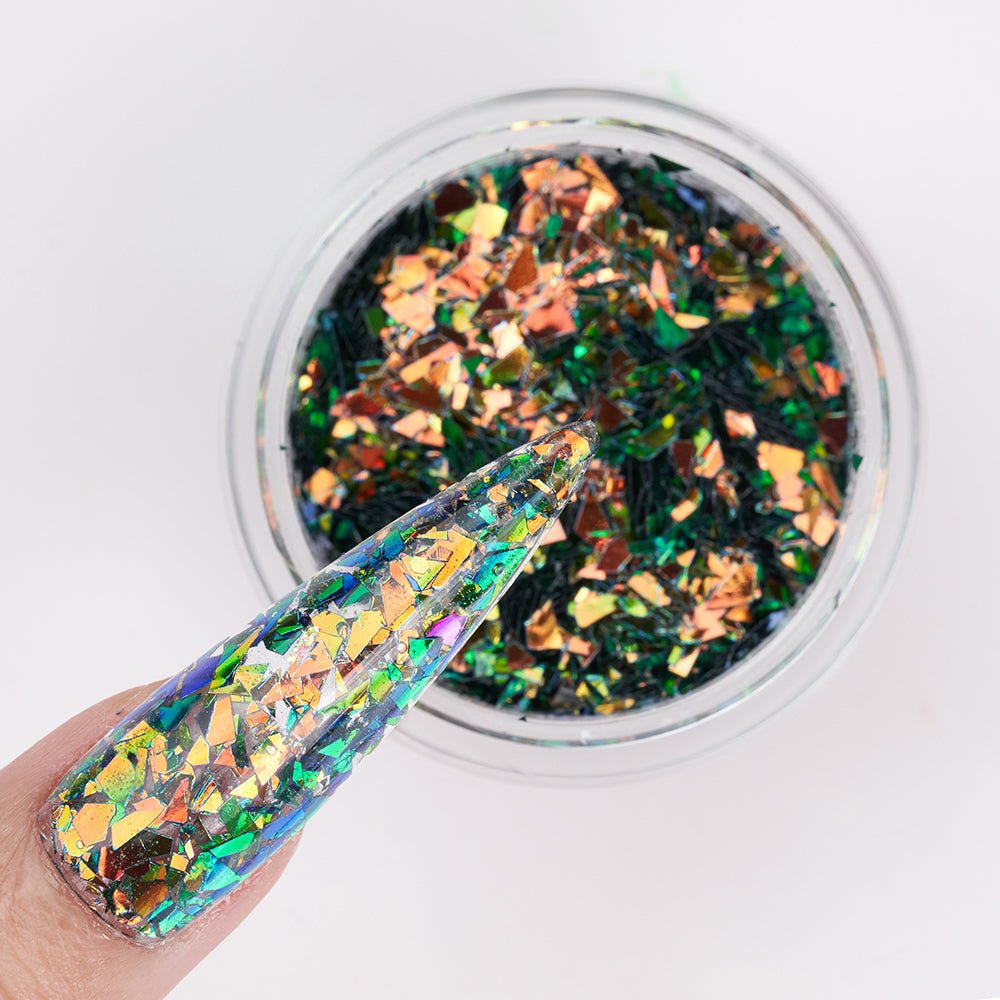 LDS Chameleon Glitter Nail Art - CL10 - Stadium Fever - 0.5 oz - DTK Nail Supply