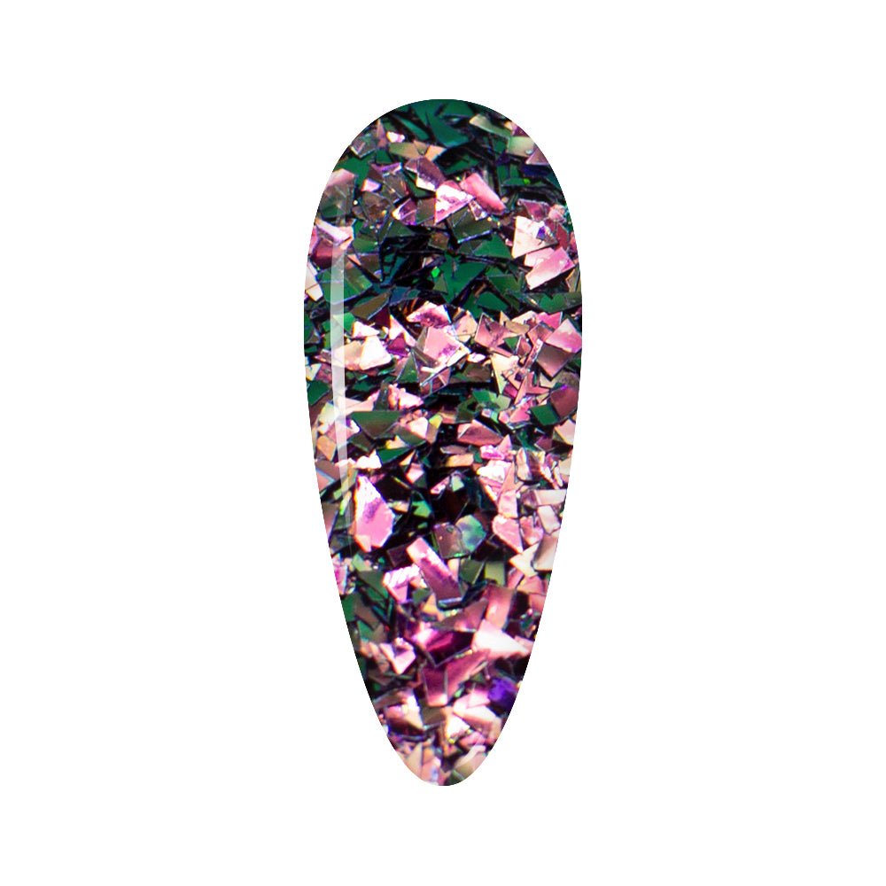 LDS Chameleon Glitter Nail Art - CL11 - Make A Wish - 0.5 oz - DTK Nail Supply