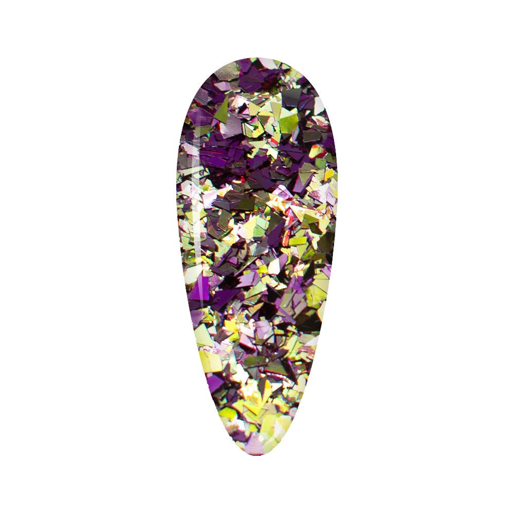 LDS Chameleon Glitter Nail Art - CL12 - Wine O’Clock - 0.5 oz - DTK Nail Supply