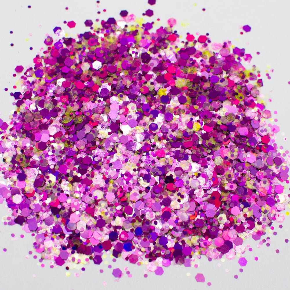 LDS Confetti Glitter Nail Art - 0.5oz CF02 Hideaway - DTK Nail Supply