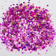 LDS Confetti Glitter Nail Art - 0.5oz CF02 Hideaway - DTK Nail Supply