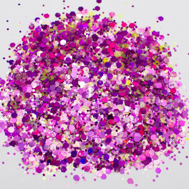 LDS Confetti Glitter Nail Art - 0.5oz CF02 Hideaway - DTK Nail Supply