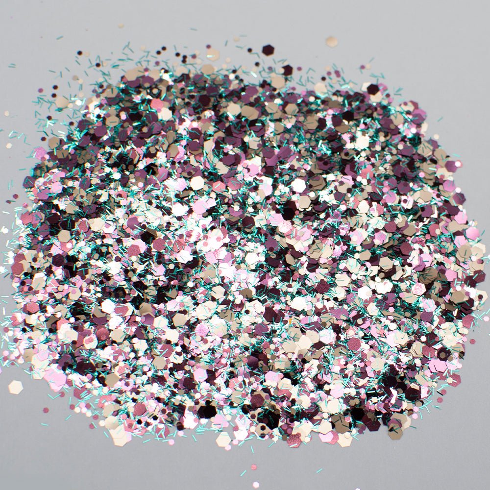 LDS Confetti Glitter Nail Art - 0.5oz CF04 Moon Prism - DTK Nail Supply