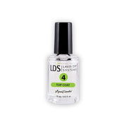LDS Dipping Powder Essentials 4 Top Coat 0.5 oz (OP) - DTK Nail Supply