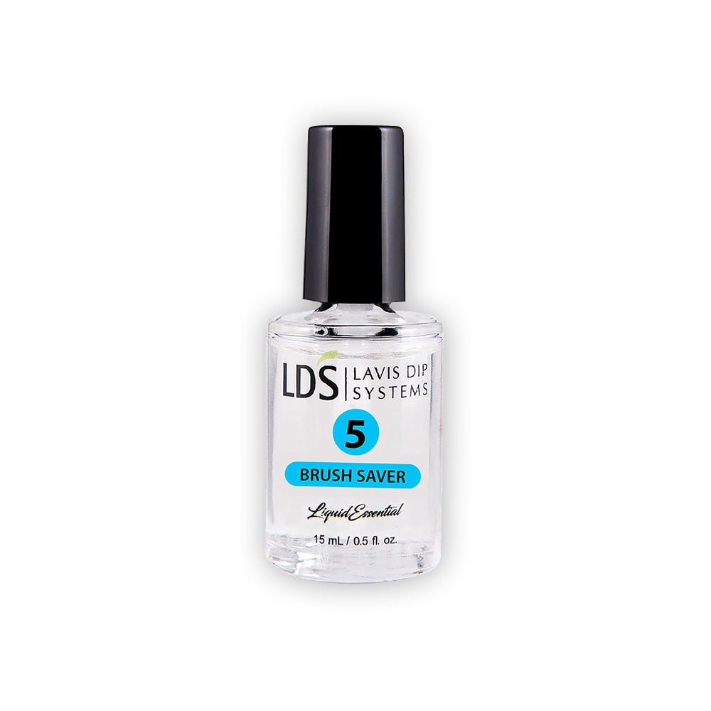 LDS Dipping Powder Essentials 5 Brush Saver 0.5 oz (OP) - DTK Nail Supply