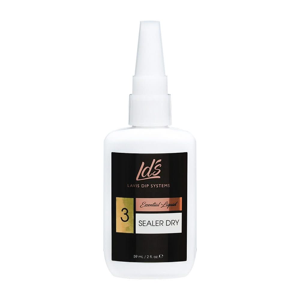 LDS Dipping Powder Essentials Sealer Dry 3 Refill 2 oz - DTK Nail Supply