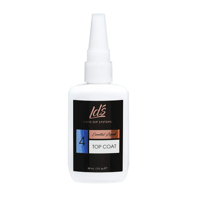LDS Dipping Powder Essentials Top Coat 4 Refill 2 oz - DTK Nail Supply