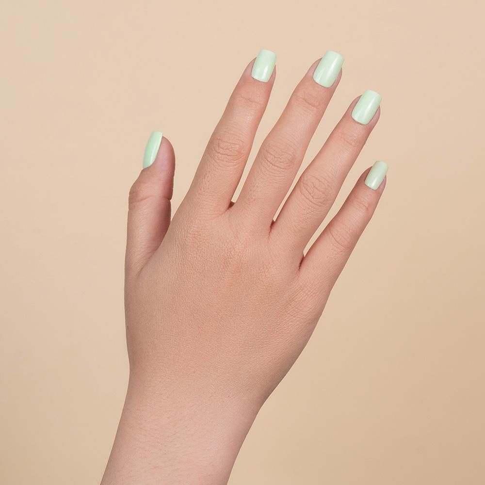 LDS Dipping Powder Nail - 008 Green Chantilly - DTK Nail Supply