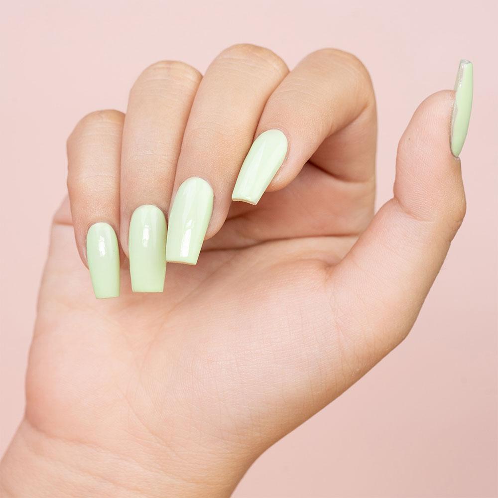 LDS Dipping Powder Nail - 008 Green Chantilly - DTK Nail Supply
