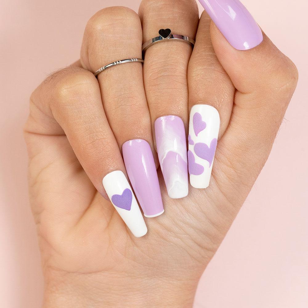 LDS Dipping Powder Nail - 010 Lavender Ballad - DTK Nail Supply