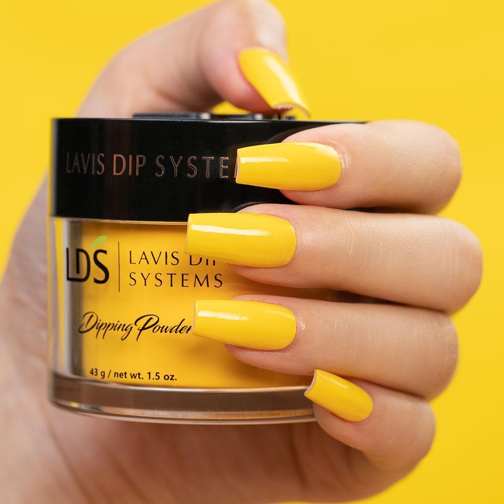 LDS Dipping Powder Nail - 011 Mellow Yellow - DTK Nail Supply