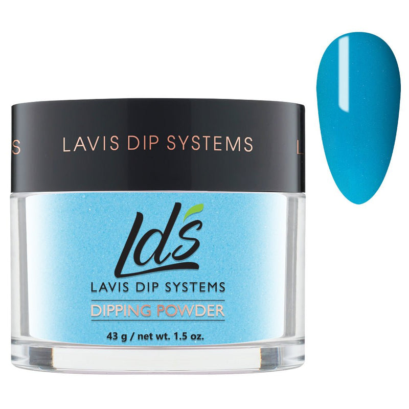LDS Dipping Powder Nail - 015 Aqua Blue - DTK Nail Supply
