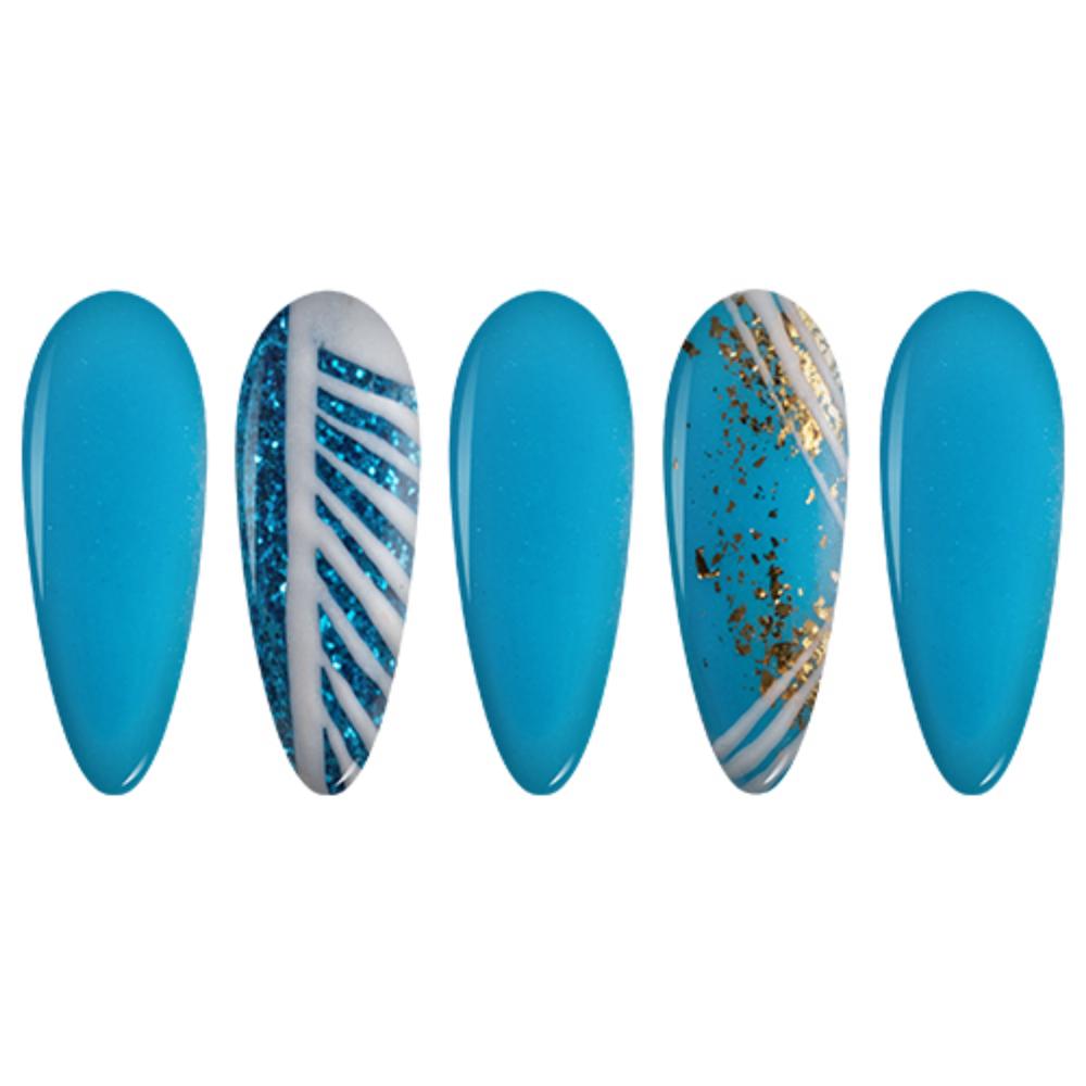 LDS Dipping Powder Nail - 015 Aqua Blue - DTK Nail Supply