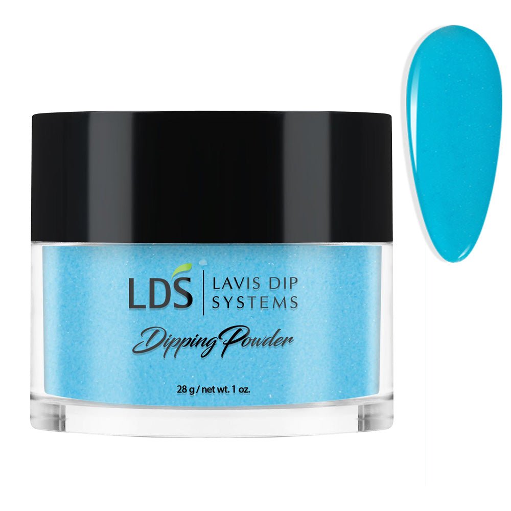LDS Dipping Powder Nail - 015 Aqua Blue - DTK Nail Supply