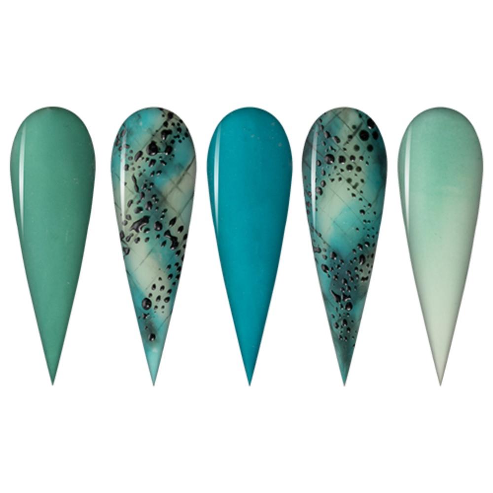 LDS Dipping Powder Nail - 027 Blue Or Green - DTK Nail Supply