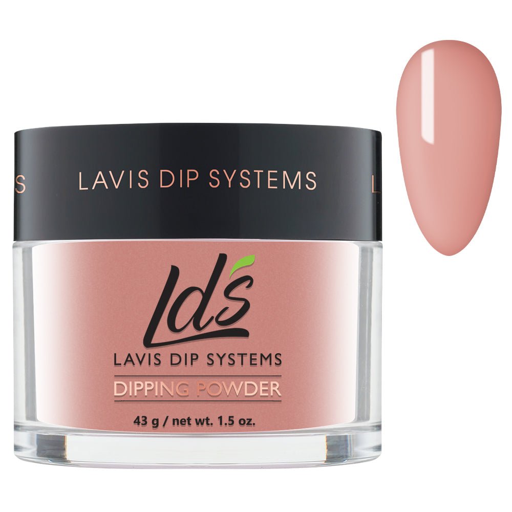 LDS Dipping Powder Nail - 028 Salmon Glow - DTK Nail Supply