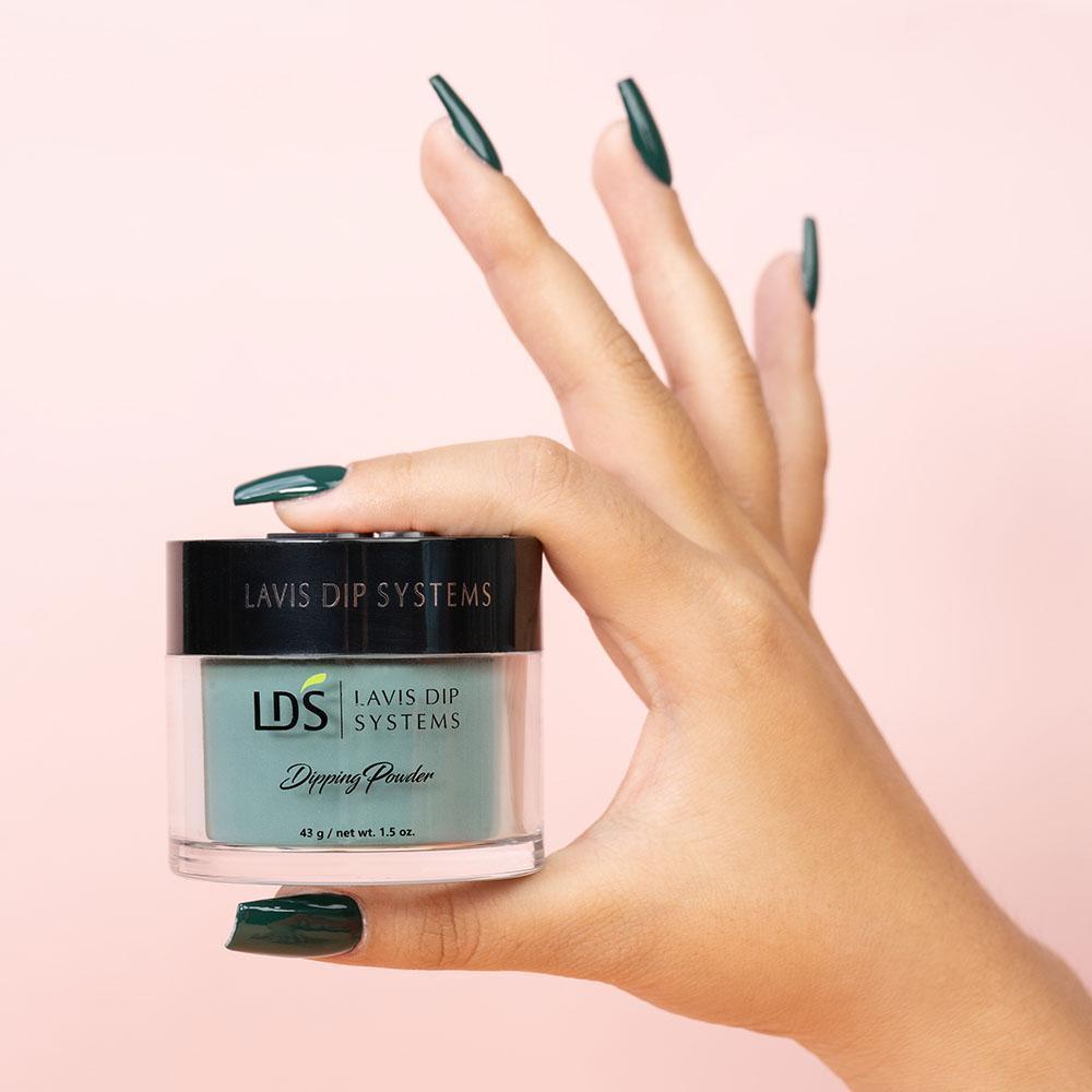 LDS Dipping Powder Nail - 032 Forest - Ever Green - DTK Nail Supply
