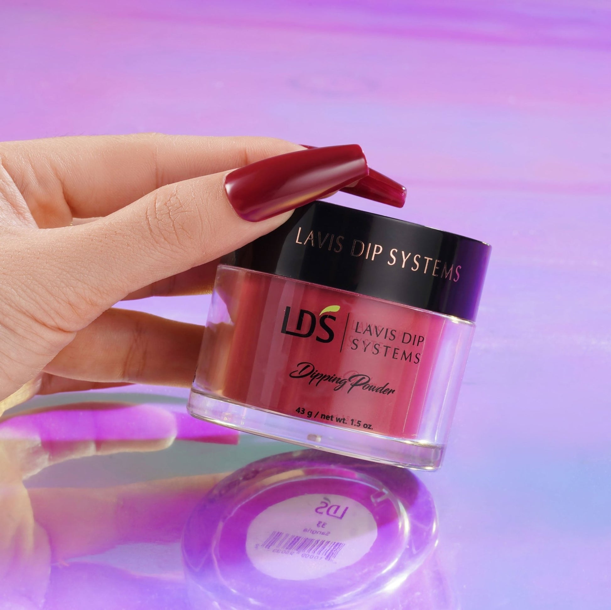 LDS Dipping Powder Nail - 033 Sangria - DTK Nail Supply
