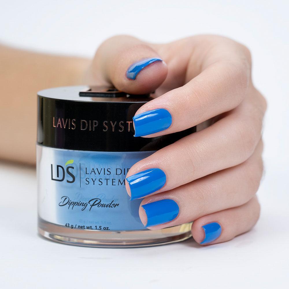 LDS Dipping Powder Nail - 040 Royal Blue - DTK Nail Supply