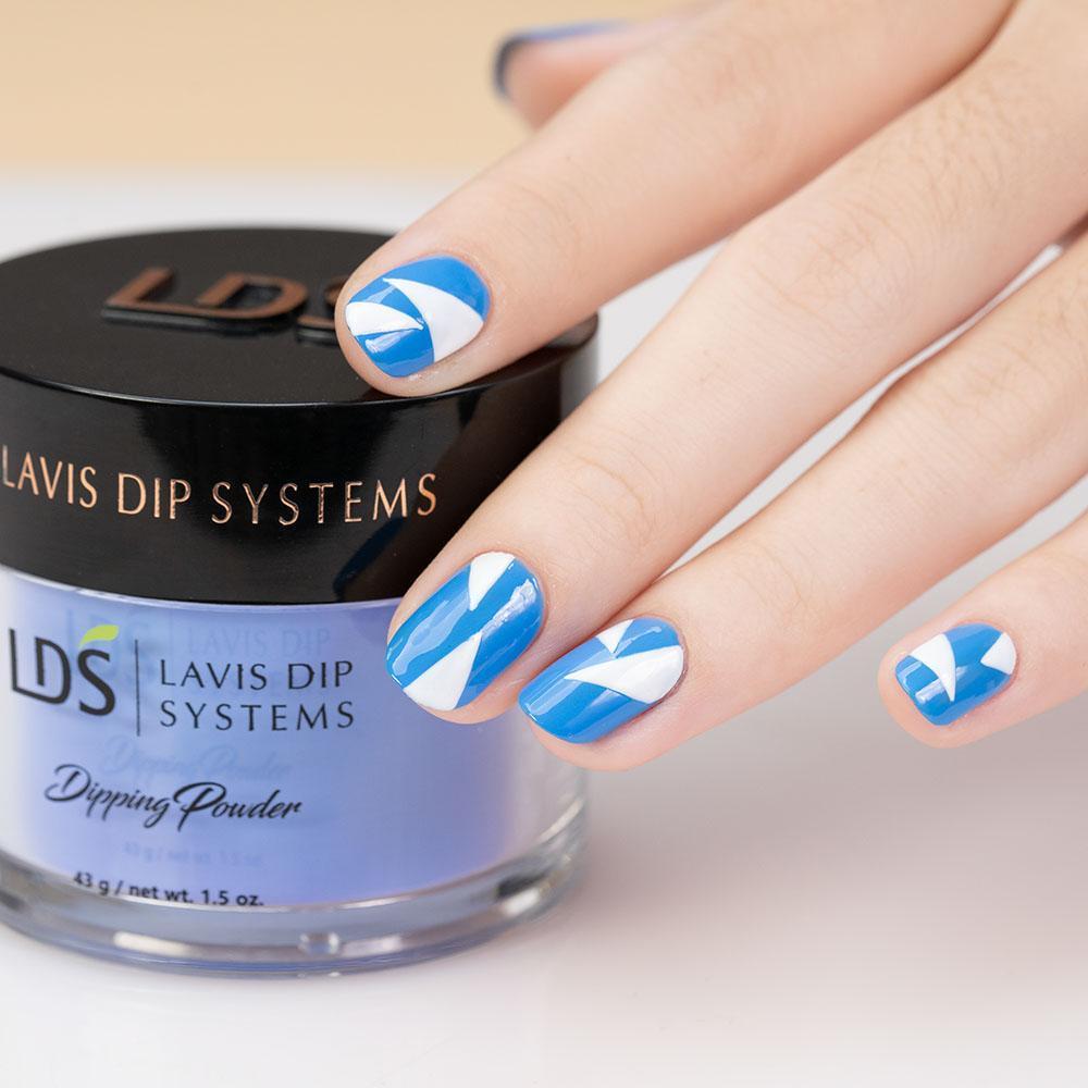 LDS Dipping Powder Nail - 040 Royal Blue - DTK Nail Supply