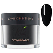 LDS Dipping Powder Nail - 074 Black List - DTK Nail Supply
