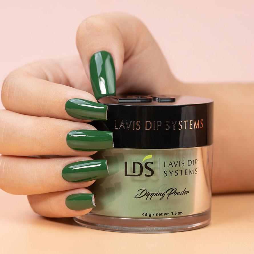 LDS Dipping Powder Nail - 092 Olive Garden - DTK Nail Supply