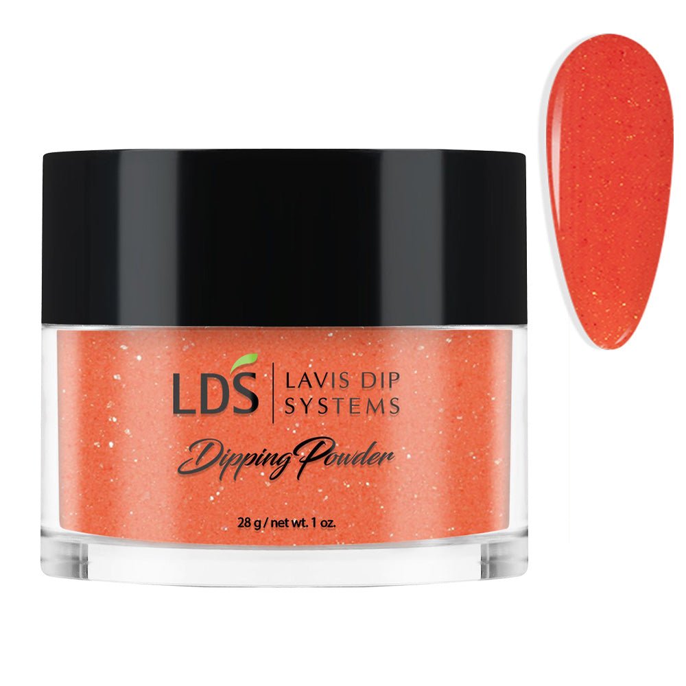 LDS Dipping Powder Nail - 098 Deliciously Orange - DTK Nail Supply