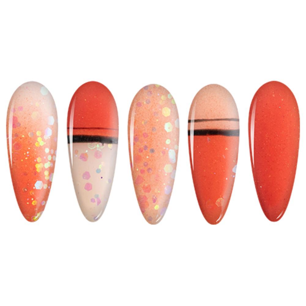 LDS Dipping Powder Nail - 098 Deliciously Orange - DTK Nail Supply