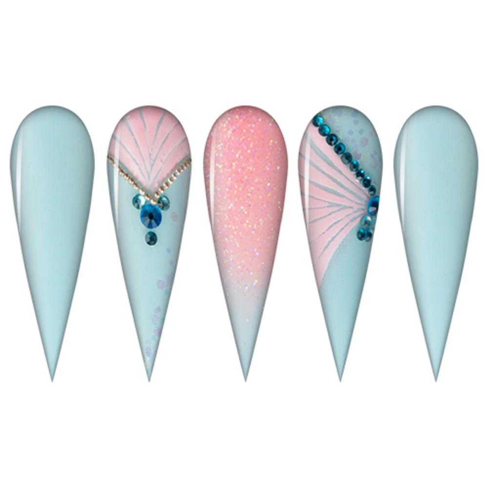 LDS Dipping Powder Nail - 109 A Hint Of Sky - DTK Nail Supply