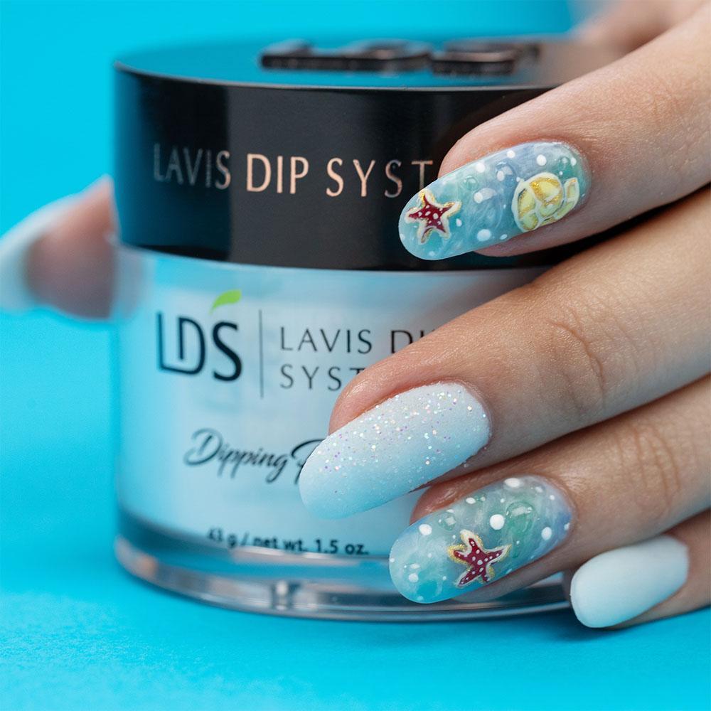 LDS Dipping Powder Nail - 109 A Hint Of Sky - DTK Nail Supply