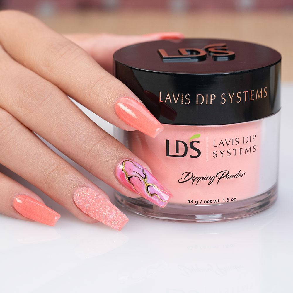 LDS Dipping Powder Nail - 114 Melon Like It Is - DTK Nail Supply