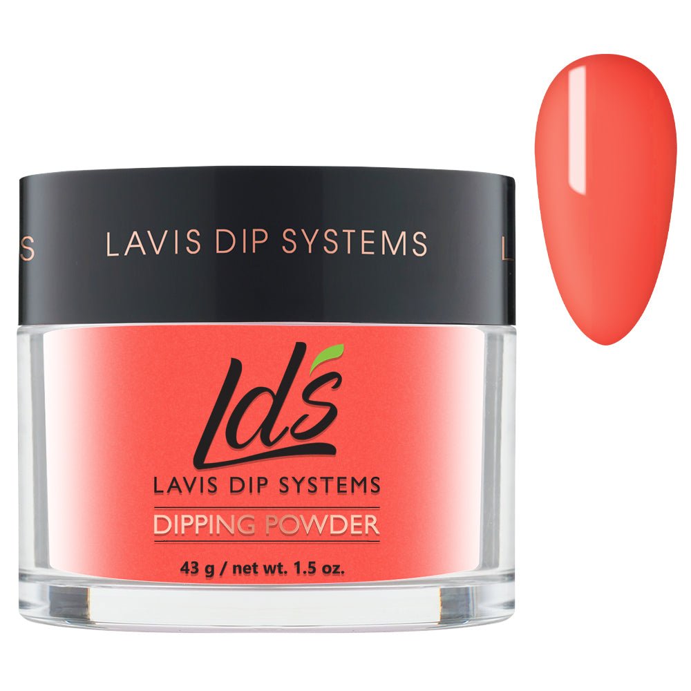 LDS Dipping Powder Nail - 119 Red - Y For Adventure - DTK Nail Supply