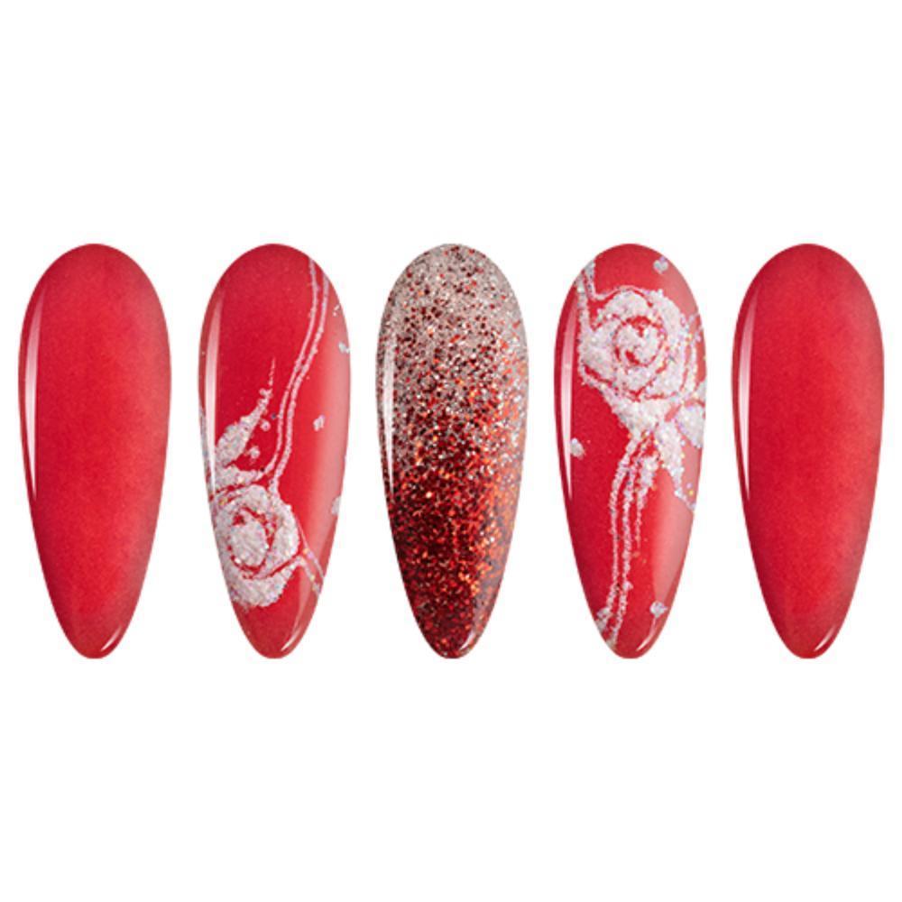LDS Dipping Powder Nail - 129 Red Bell Pepper - DTK Nail Supply