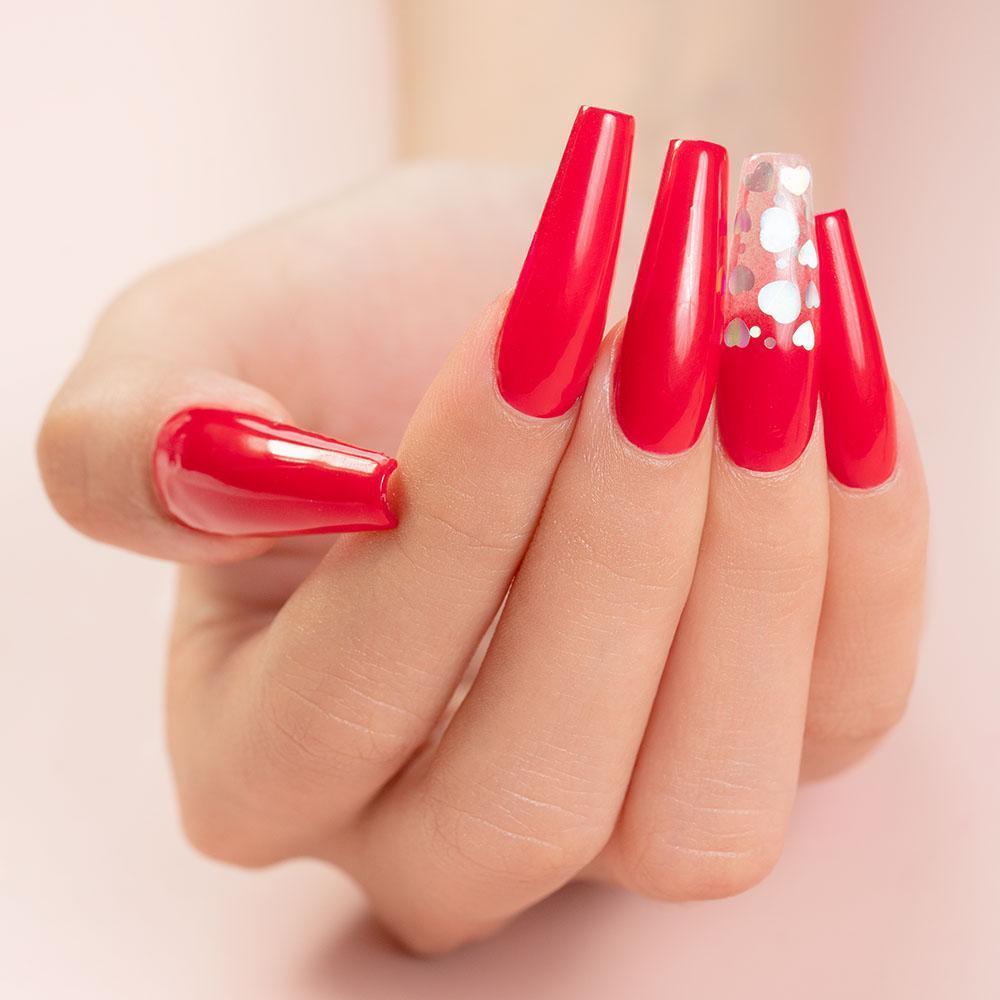 LDS Dipping Powder Nail - 137 My Heart's On Fire - DTK Nail Supply