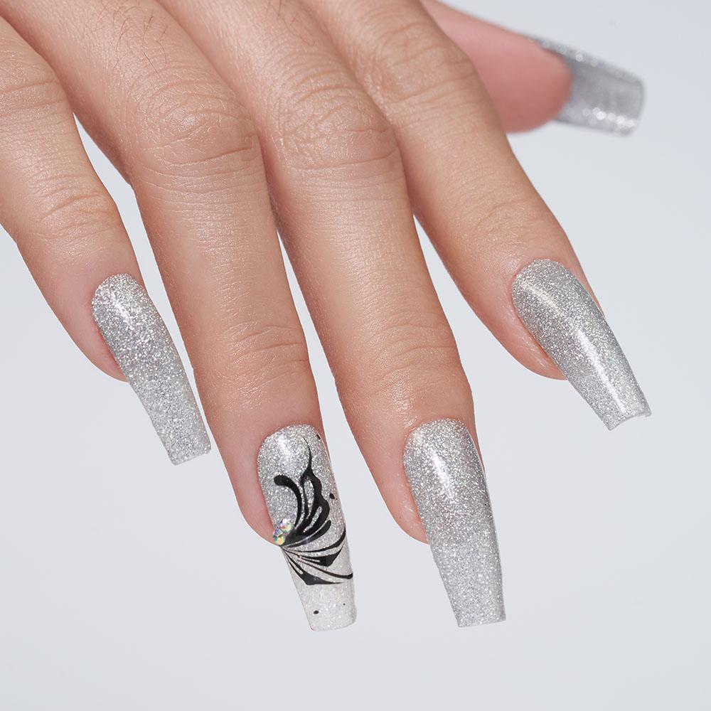 LDS Dipping Powder Nail - 165 Silver Fog - DTK Nail Supply