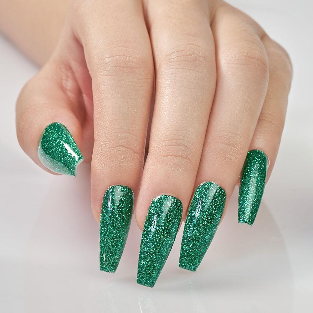 LDS Dipping Powder Nail - 172 Vivid Jade - DTK Nail Supply