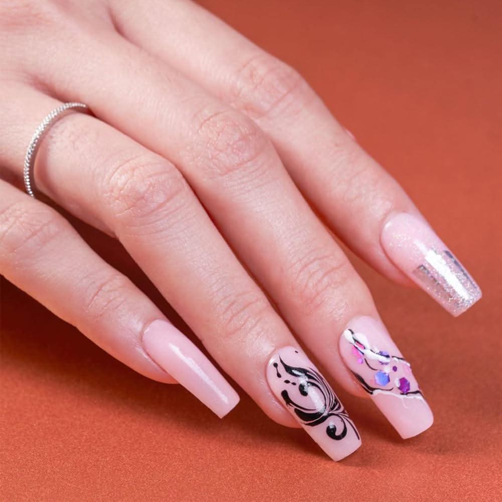 LDS Draw Painting Gel Nails Polish Nail Art Kit (03, 04, 05, 06, 09, 10, 12 and 1 Liner Brush) - DTK Nail Supply