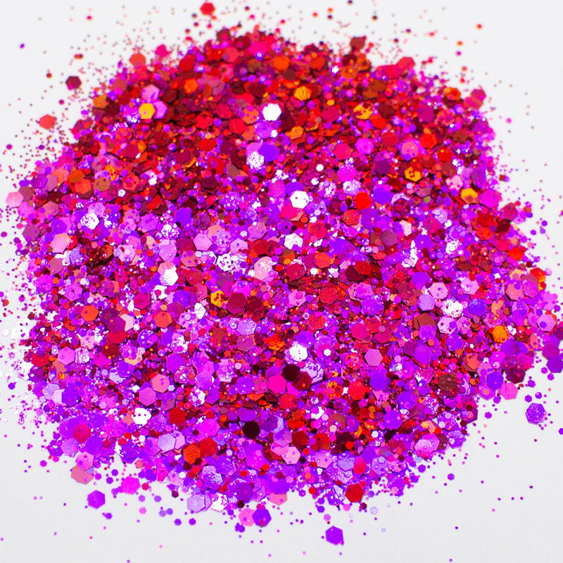 LDS Fairytale Glitter Nail Art - 0.5oz FT02 Vampire Lovers - DTK Nail Supply