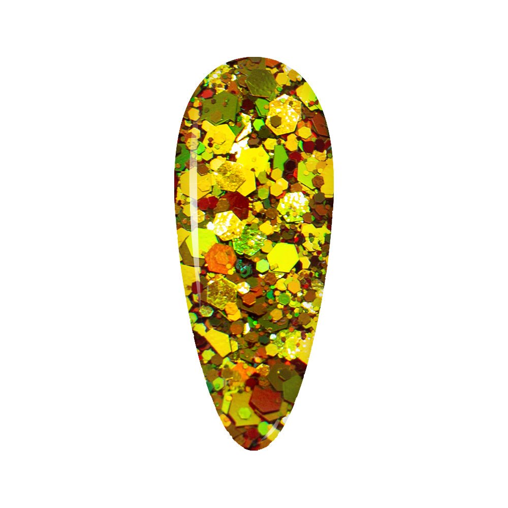 LDS Fairytale Glitter Nail Art - 0.5oz FT03 Hollywood Calling - DTK Nail Supply