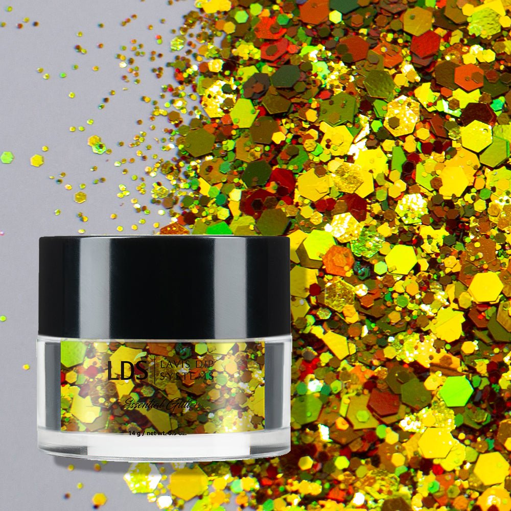 LDS Fairytale Glitter Nail Art - 0.5oz FT03 Hollywood Calling - DTK Nail Supply