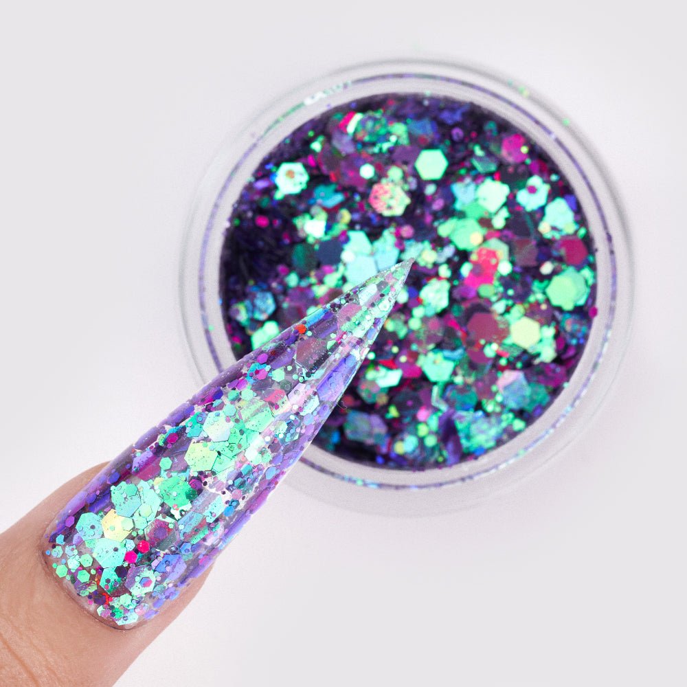 LDS Fairytale Glitter Nail Art - 0.5oz FT05 Magic Show - DTK Nail Supply