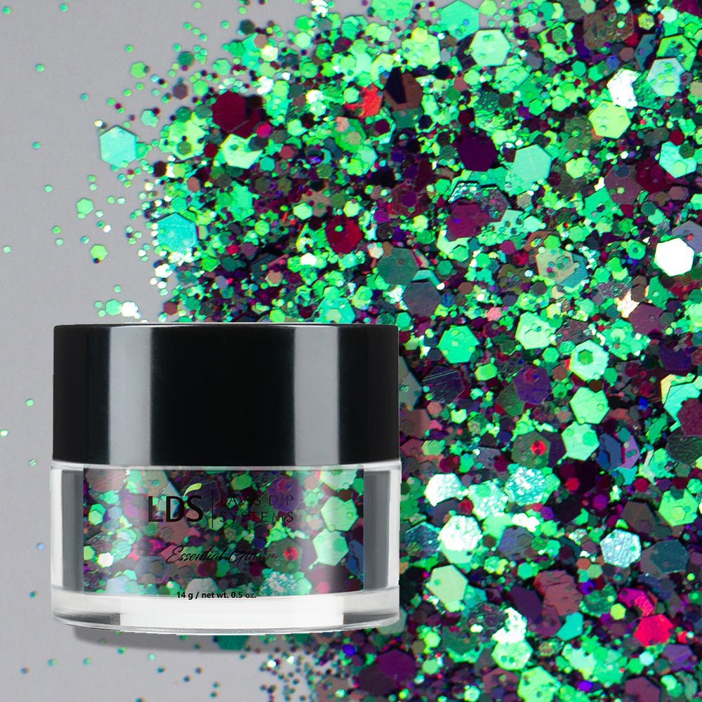 LDS Fairytale Glitter Nail Art - 0.5oz FT05 Magic Show - DTK Nail Supply