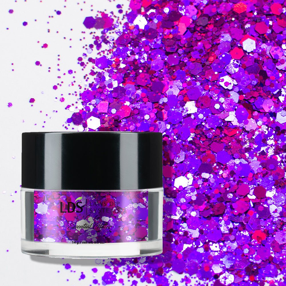 LDS Fairytale Glitter Nail Art - 0.5oz FT06 Enchanted - DTK Nail Supply