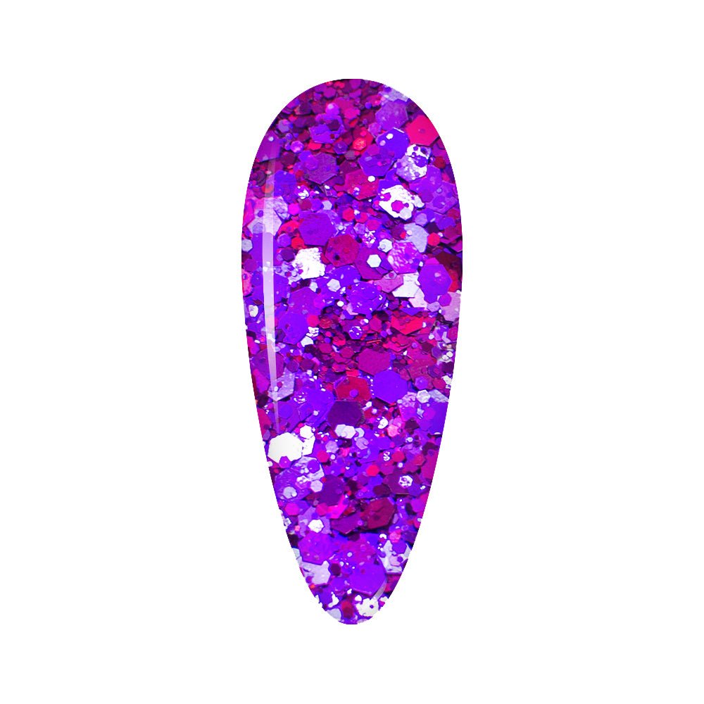 LDS Fairytale Glitter Nail Art - 0.5oz FT06 Enchanted - DTK Nail Supply