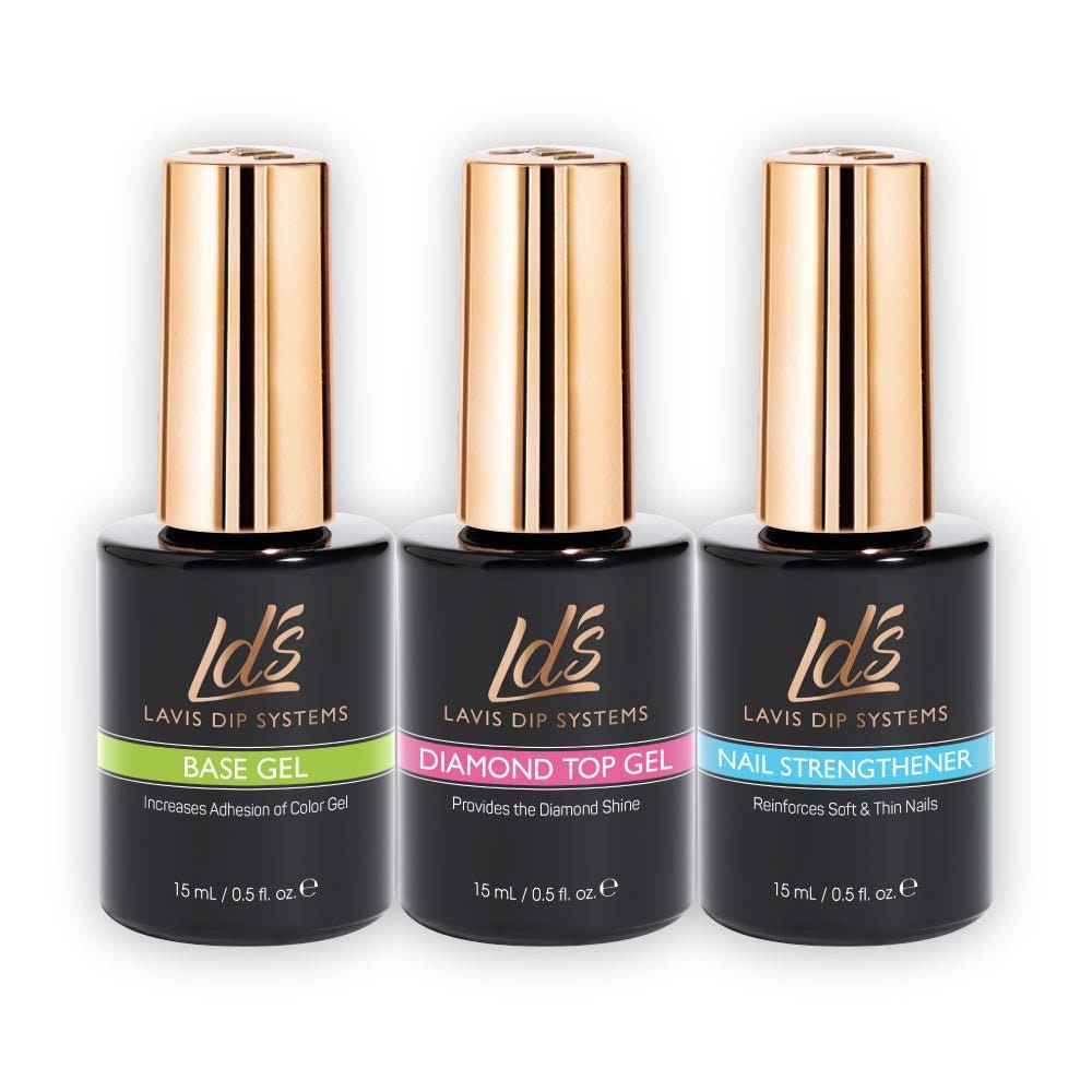 LDS Gel Base, Diamond Top, Strengthener - 0.5 oz - DTK Nail Supply